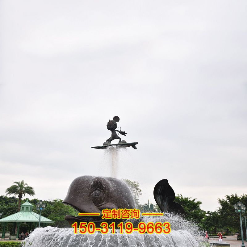 不锈钢喷泉龙8官网-公园景区创意水景喷泉