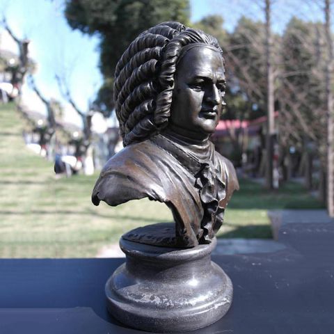作曲家巴赫雕塑-西方著名人物头像