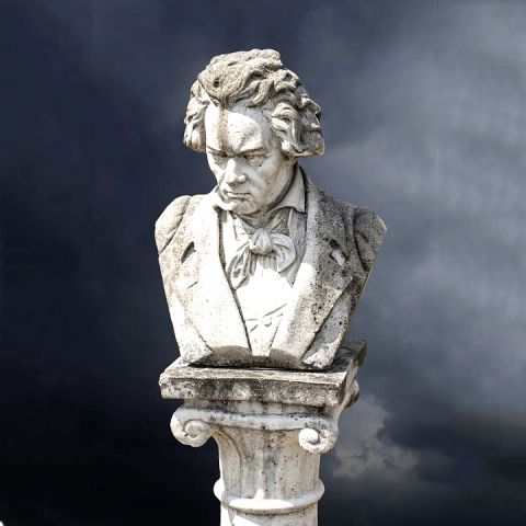 贝多芬肖像雕塑-西方音乐家著名人物雕塑