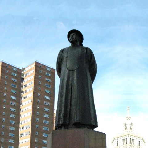 林则徐铜雕塑像-城市街道大型民族英雄景观雕塑