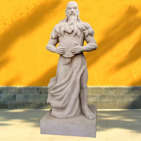 太昊伏羲氏雕塑-大理石上古人物天皇石雕像
