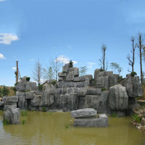 公园园林大型塑石假山雕塑