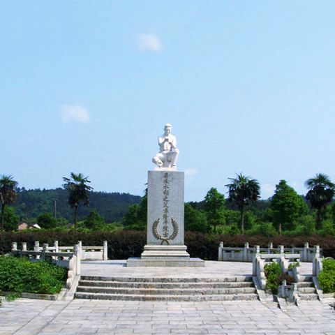 杂交水稻之父袁隆平雕像-景区公园园林名人汉白玉景观石雕