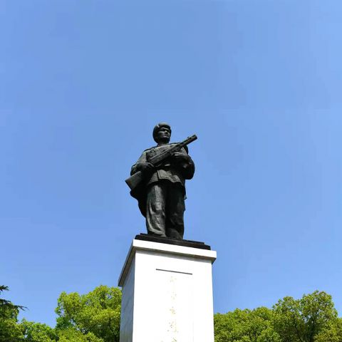 邱少云景观雕塑-景区景点著名抗战英雄人物雕塑
