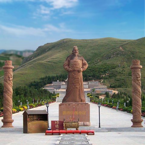 大型唐太宗李世民雕塑-景区景点历史名人古代帝王雕塑