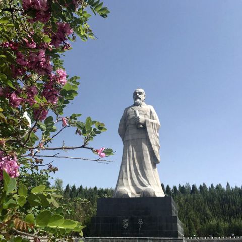 汉白玉荀子雕像-中国历史名人著名思想家后圣石雕像