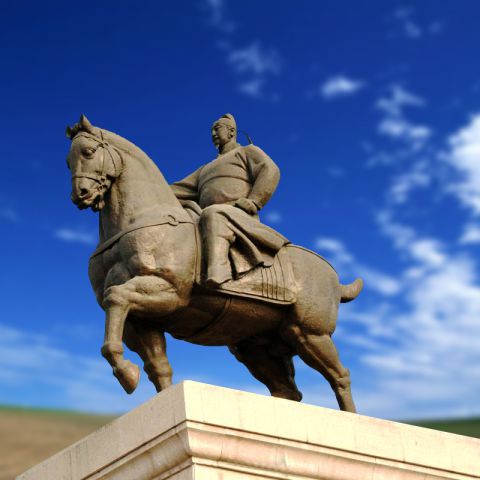 李世民骑马雕塑-景区景点大型历史人物古代帝王雕塑