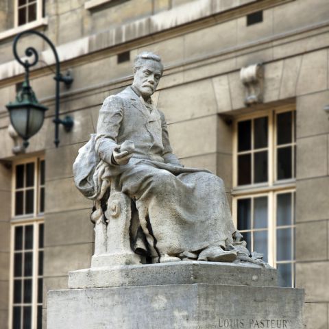 巴斯德雕像-法国历史名人著名爱国化学家雕塑