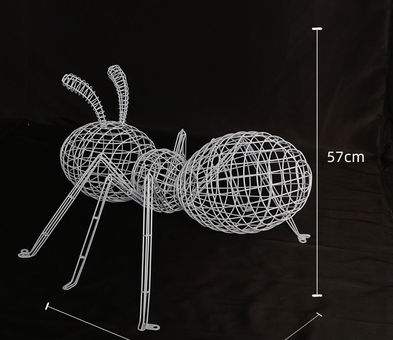 蚂蚁不锈钢镂空雕塑图片