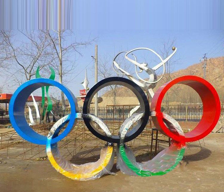 不锈钢奥运花环图片